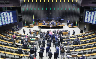 Deputados analisaram a proposta em Plenário. (Foto: Mário Agra/Câmara dos Deputados)