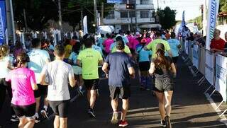 Largada da Meia-Maratona de Campo Grande, que aconteceu no útimo final de semana (Foto: Alex Machado)