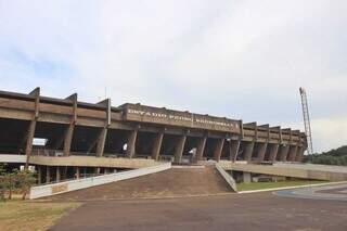 Estádio Morenão de propiedade de UFMS (Universidade Federal de Mato Grosso do Sul) (Foto: Paulo Francis)