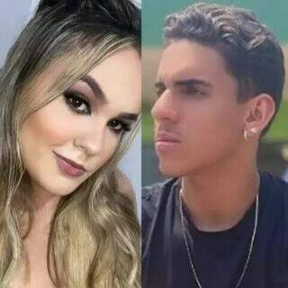 Rubia é acusada de armar emboscada para matar o ex, Hugo Vinícius Skulny Pedrosa, 19 (Fotos: Reprodução das redes sociais) 