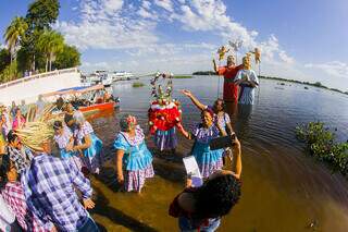 Atração principal da festa é o momento no Rio Paraguai. (Foto: Divulgação/Clóvis Neto)