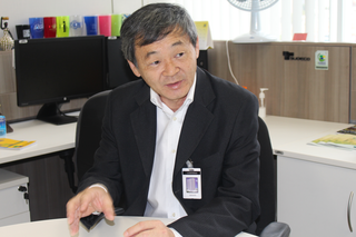 Prefeito Kazu Horii em reunião na Sudeco (Foto: Governo Federal
