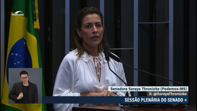 Soraya critica encena&ccedil;&atilde;o de aborto no Senado e desafia: &quot;encenem o estupro&quot;