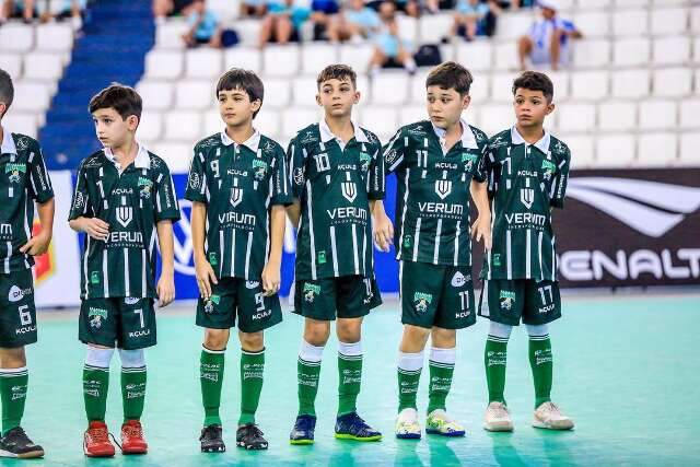 Sem marcar gols, time de MS se despede da Ta&ccedil;a Brasil Sub-11 de futsal 