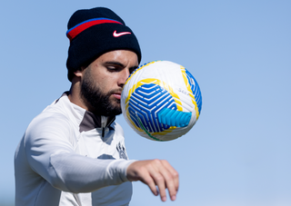 Atacante Yuri Alberto em treino com bola no Corinthians (Foto: Rodrigo Coca/SCCP)