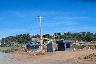 Lavra de mineração em Bodoquena, a 264 km de Campo Grande (Foto: Paulo Francis)