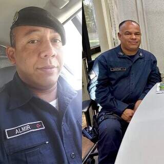 Almir, à esquerda, e sargento Santos, à direita da imagem. (Foto: Direto das Ruas)