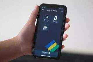 Página inicial de aplicativo Celular Seguro (Foto: Marcos Maluf)