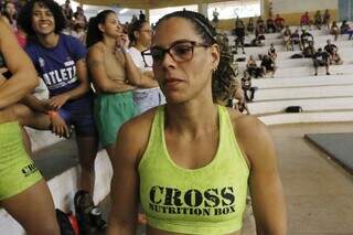Atleta Rosa Maria Carneiro, 41 anos, competiu na categoria Trio Scale (Foto: Paulo Francis)