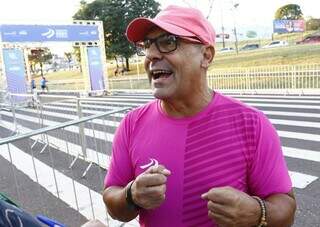 Professor Carlão, idealizador da corrida que virou tradição na Capital (Foto: Paulo Francis)