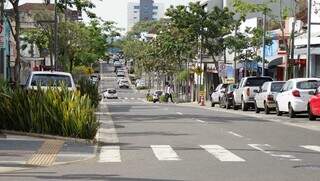 Rua 14 de Julho após a requalificação do Reviva Centro (Foto: Paulo Francis)