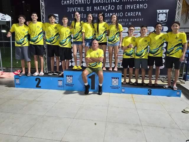 De MS, nadadores do R&aacute;dio Clube conquistam medalhas no Campeonato Brasileiro