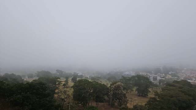 MS registra 9&ordm;C e Campo Grande amanhece coberta por nevoeiro