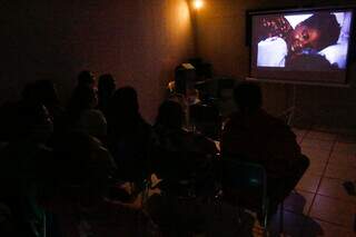 Proejto leva exibição de curtas e filmes de produções nacionais e regionais para detentas do regime semiaberto (Foto: Paulo Francis)