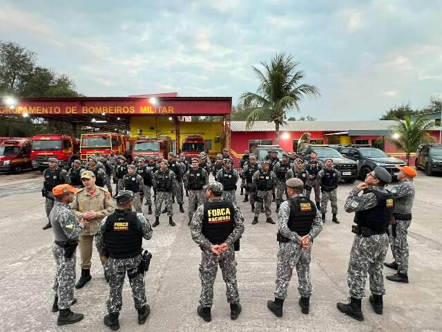 Segunda equipe da For&ccedil;a Nacional desembarca no Pantanal