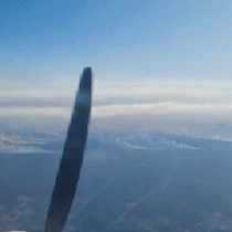 Anel de fumaça é visto no céu durante incêndio em fazenda do Pantanal