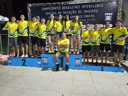 Rádio Clube encerra Brasileiro de Natação com duas medalhas de ouro