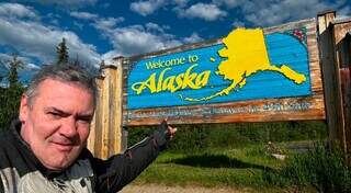 José, o &#39;Celinho&#39;, voltou a visitar o Alaska depois de oito anos. (Foto: Arquivo pessoal)