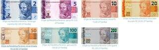 Novas notas lançadas em 2010 mostra revolução do real (Foto: Reprodução/Banco Central)