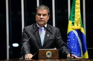 Nelson Trad Filho em discurso no senado, em Brasília (Foto: Pedro França/Agência Senado)
