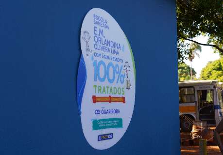 Programa leva saneamento básico a 15 escolas de Campo Grande