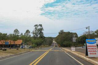 Águas de Miranda, distrito a 70 quilômetros de Bonito. (Foto: Paulo Francis)