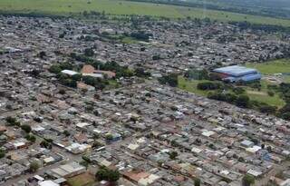 Visão aérea da região das Moreninhas, bairro onde ocorreram os fatos. (Foto: Divulgação)  