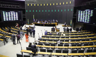 Plenário da Câmara dos Deputados, após a votação do recurso. (Foto: Mário Agras/Câmara dos Deputados)