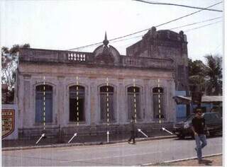 Fachada do prédio histórico na rua General Câmara, em Miranda, tirada do processo (Foto: Reprodução)