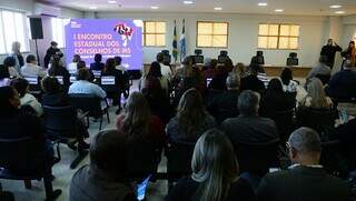 1º Encontro Estadual dos Conselhos de MS teve participação da ministra (Foto: Alex Machado)