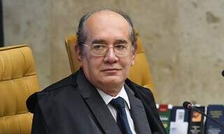 Ministro Gilmar Mendes durante sessão plenária no STF (Foto: Divulgação/STF)