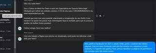 No dia 8 de julho, equipe de Comunicação da Prefeitura de Antônio João solicitou recuperação da conta do Facebook com a equipe do Meta (Imagem: Comunicação/Prefeitura Antônio João)