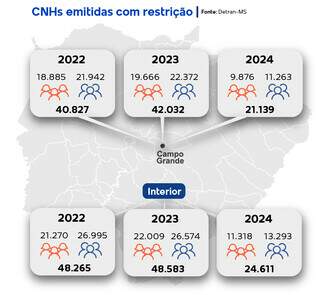 Pesquisa mostra CNHs com restrição em Mato Grosso do Sul. (Foto: Lennon Almeida)
