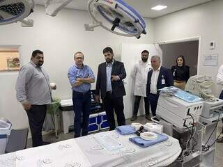 Sala de cirurgia para transplante, no Hospital do Pênfigo, na Capital (Foto: Divulgação/Assessoria)