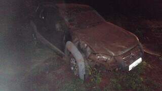 Carro que a vítima conduzia ficou destruído. (Foto: Infoco MS)