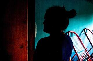 Mulher vítima de estupro em Campo Grande, no ano passado (Foto: Alex Machado)