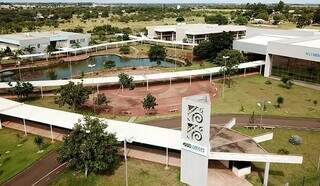 Imagem aérea do campus da Universidade Estadual de Mato Grosso do Sul, em Campo Grande (Foto: Divulgação) 