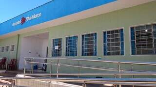 Hospital de Ribas, onde vítima recebeu atendimento, mas não resistiu. (Foto: Divulgação)
