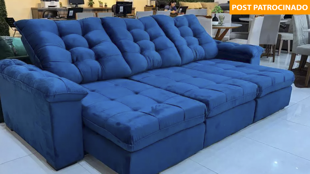 Um bom sofá muda sua vida e loja garante estofado a 10x de R$ 249 sem juros