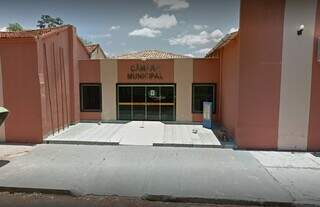 Fachada do prédio da Câmara Municipal de Miranda (Foto: Google Maps)