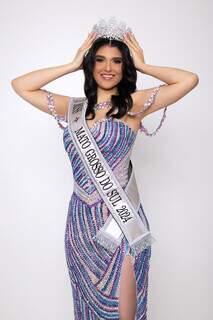 Pela 1ª vez, ela irá representar Mato Grosso do Sul no Miss Brasil. (Foto: Arquivo pessoal)