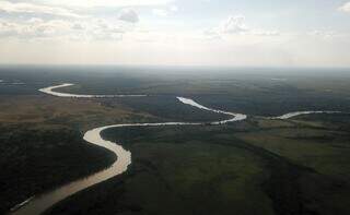 Foz do Rio Piquiri, onde está localizada a RPPN Howard Quigley (Foto: Funatura)