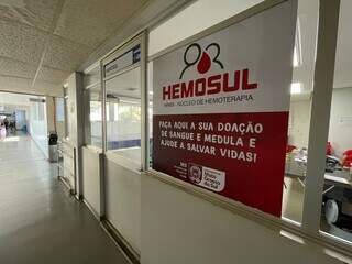 Sala de hemoterapia do Hospital Regional de Mato Grosso do Sul (Divulgação/HRMS)