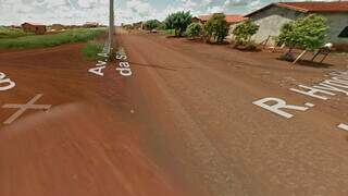 Crima aconteceu no cruzamento da Avenida Augusto Lopes da Silva com a Rua Hypolito Gonçalves de Oliveira (Foto: Google Street View)