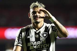 Tiquinho Soares celebra gol alvinegro no Brasileirão (Foto: Vítor Silva/Botafogo)