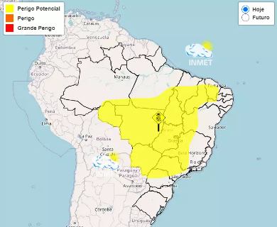 Instituto renova alerta de baixa umidade para todo Mato Grosso do Sul