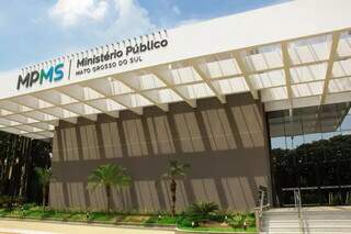 Sede do Ministério Público Estadual, no Parque dos Poderes, em Campo Grande. (Foto: Divulgação MPMS) 