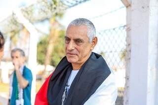 Presidente da Sociedade Árabe Palestina Brasileira em Corumbá, Munther Suleiman Safa (Foto: Henrique Kawaminami)