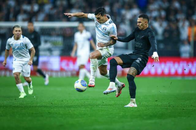  Corinthians empata com o Gr&ecirc;mio na 1&ordf; partida das oitavas da Copa do Brasil