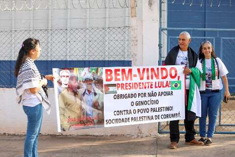 Palestinos de Corumbá agradecem Lula por apoio durante conflito na Faixa de Gaza
